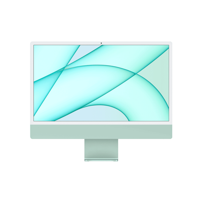 All-in-One Premium Computer (24-inch, M1 chip with 8-Core CPU and 7-core GPU, 8GB RAM, 256GB) – Green