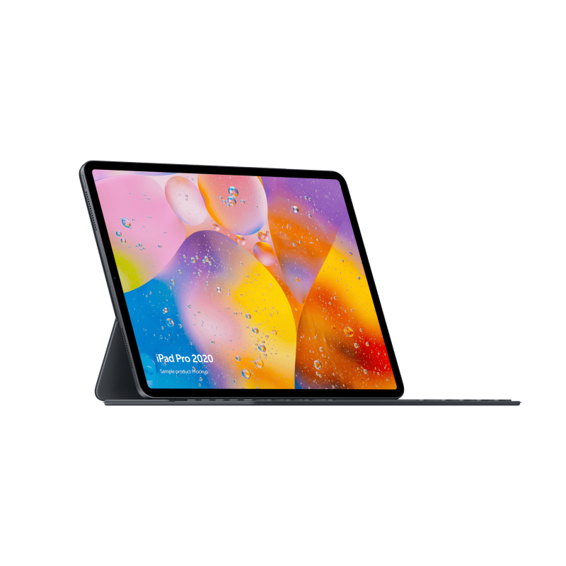 Premium Tablet Pro with Keyboard Demo Mock-up