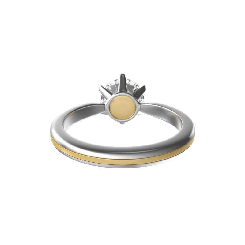 Gold Tone Wedding Ring