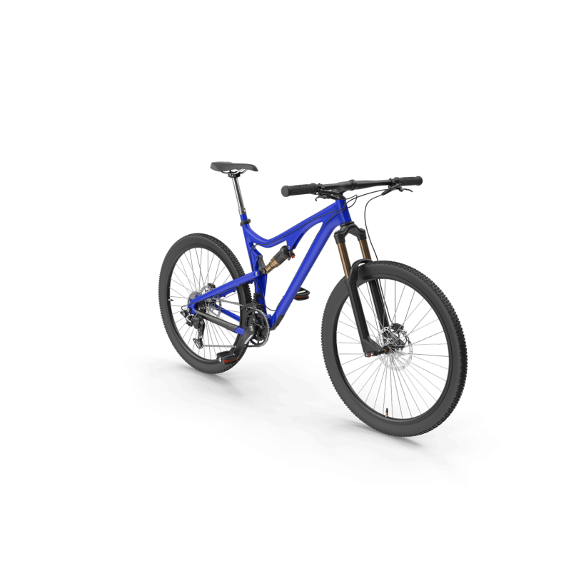 Cobalt Blue Mountain Bike
